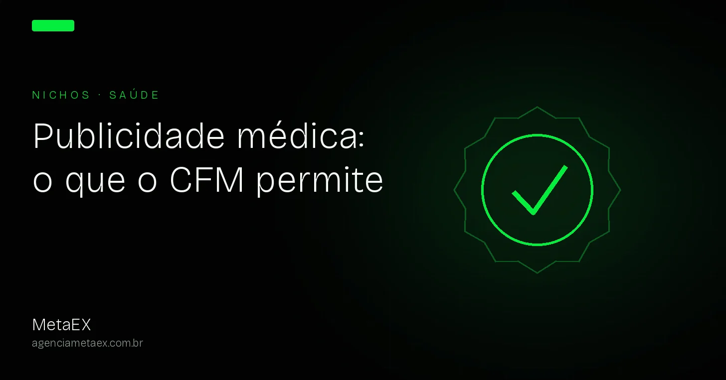 Publicidade médica: o que o CFM permite e o que continua proibido